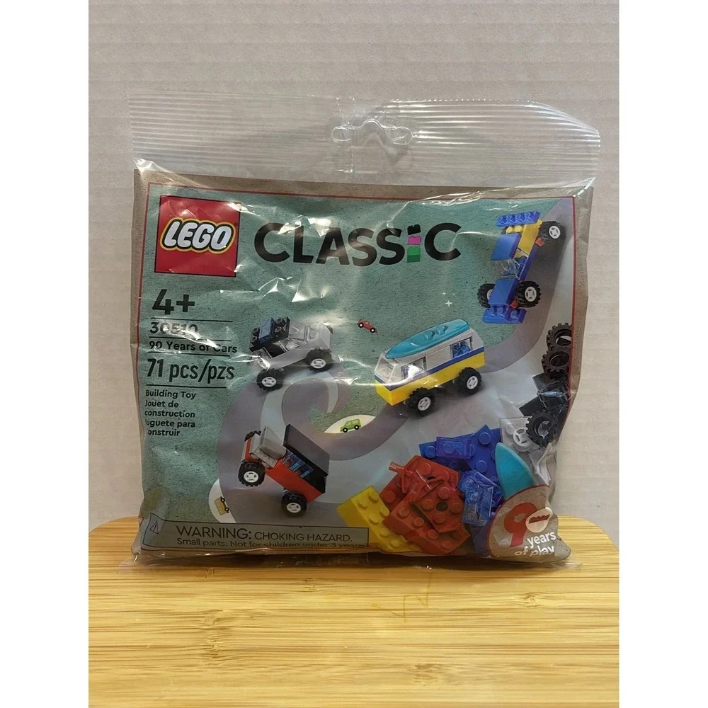 LEGO Classic:‎ 90 Years of Cars 30510 Yellow Surfer Van 71 pcs