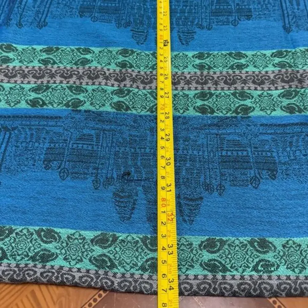 Vintage 100%‎ New Pasmina Scarf of Angkor Wat Temple in Cambodia