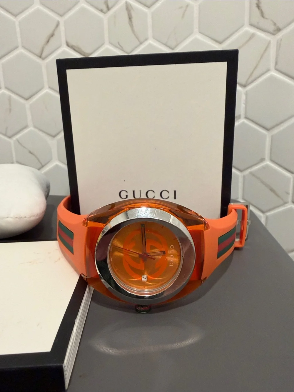 Gucci bold orange