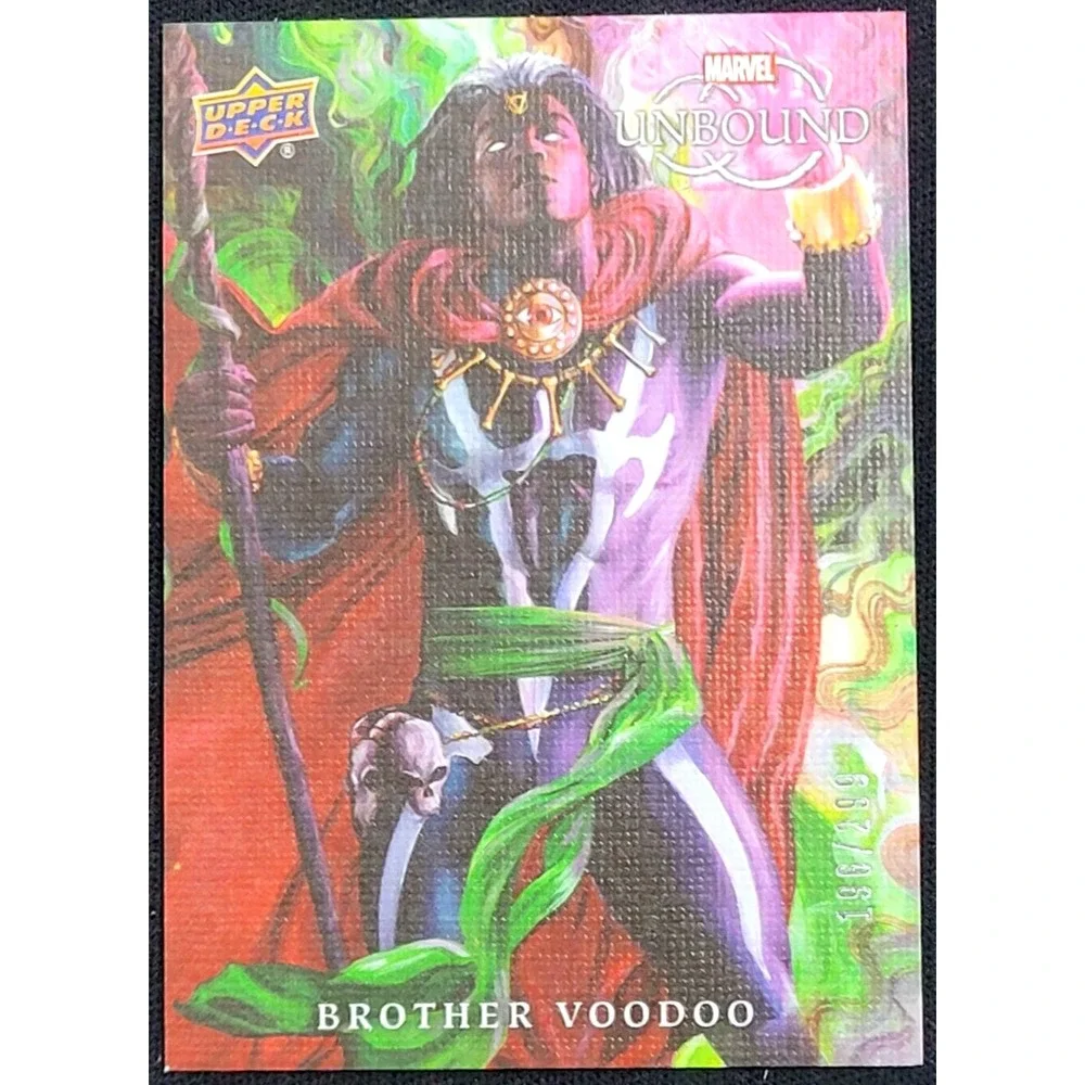 2022 MARVEL UNBOUND BROTHER VOODOO CANVAS #D‎ 196/299