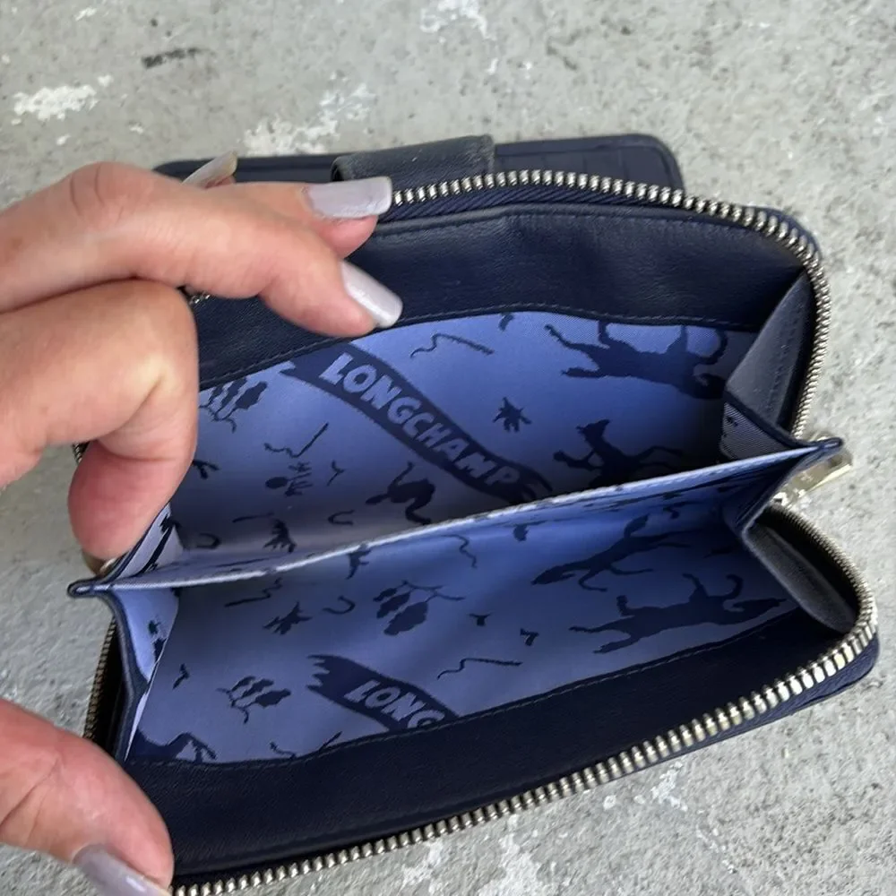 Longchamp blue cards