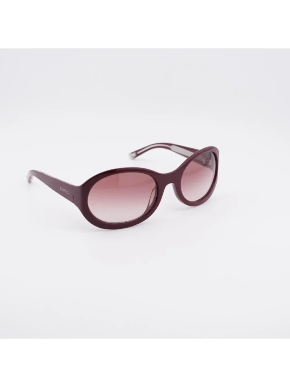 Gucci GG2012S 002 Sunglasses Solid Burgundy Square Frame, Burgundy Lenses