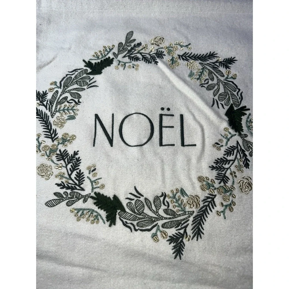 Threshold noel embroidered