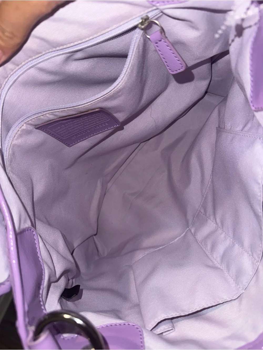 Coach features sateen