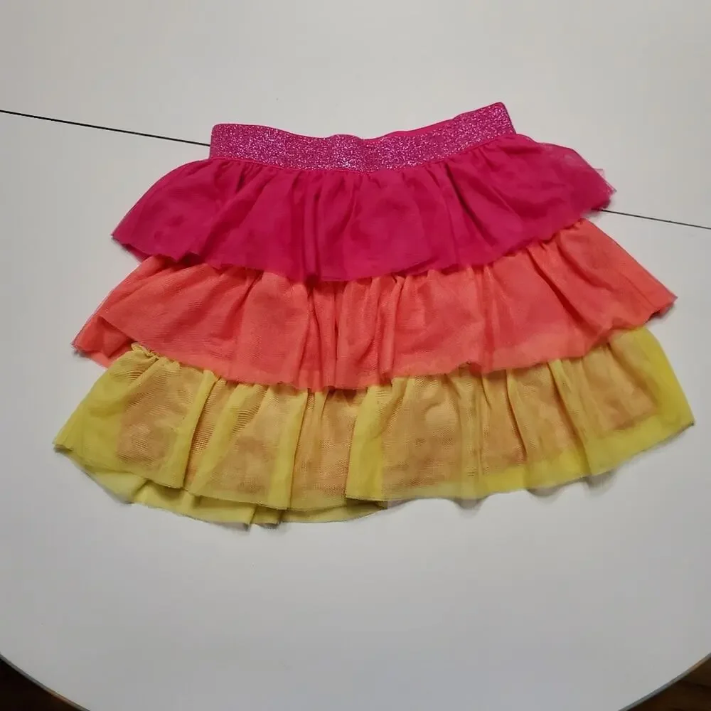 Sale‎ Childrens Place 14 pink, orange,  yellow skirt