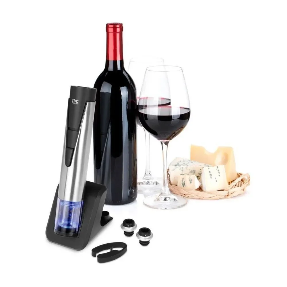 Kalorik 2-in-1 Wine Opener and Preserver - Stainless Steel - New In Box‎