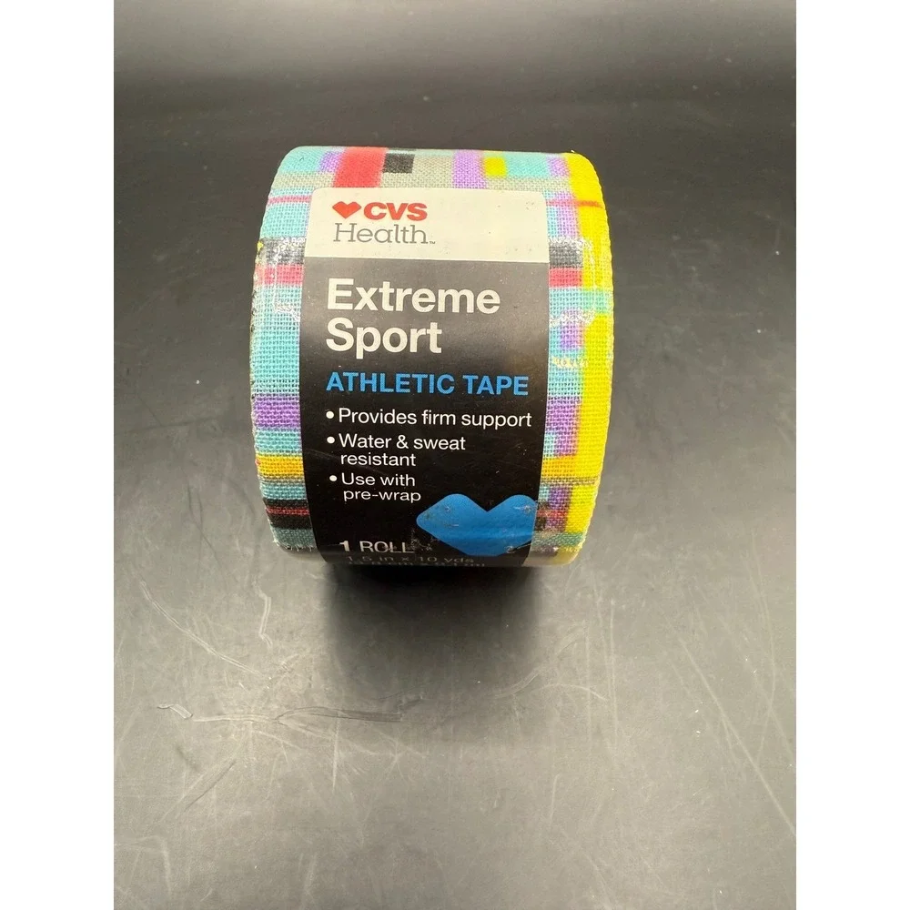 CVS Health Extreme Sport Athletic Tape 1.5 in x 10‎ yds Water Sweat Resistant