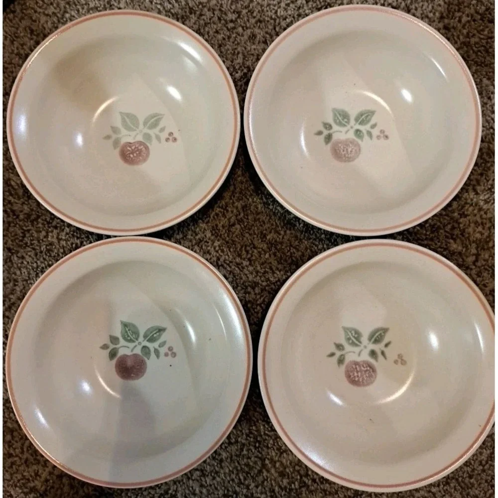 Pfaltzgraff Garden Grove Coupe Cereal‎ Bowls (set of 5)