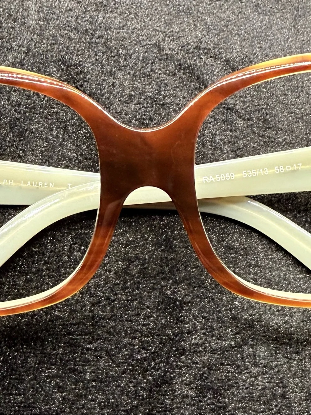 RALPH Ralph Lauren RA 5059 535/13 Tortoise Ivory Eyeglass Frames 58-17-130