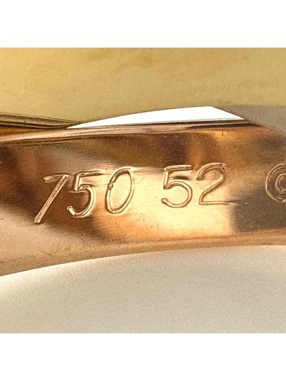 Cartier Trinity Ring YG Yellow Gold