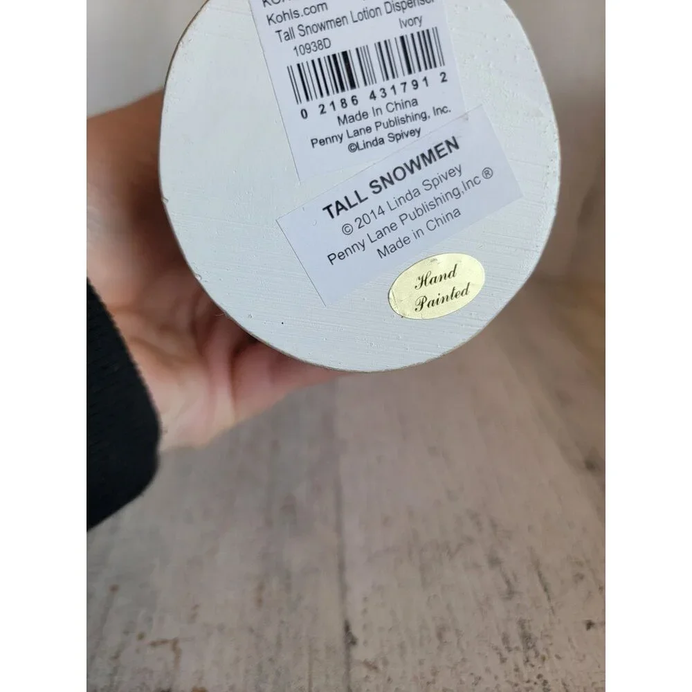 unbranded snowman soap