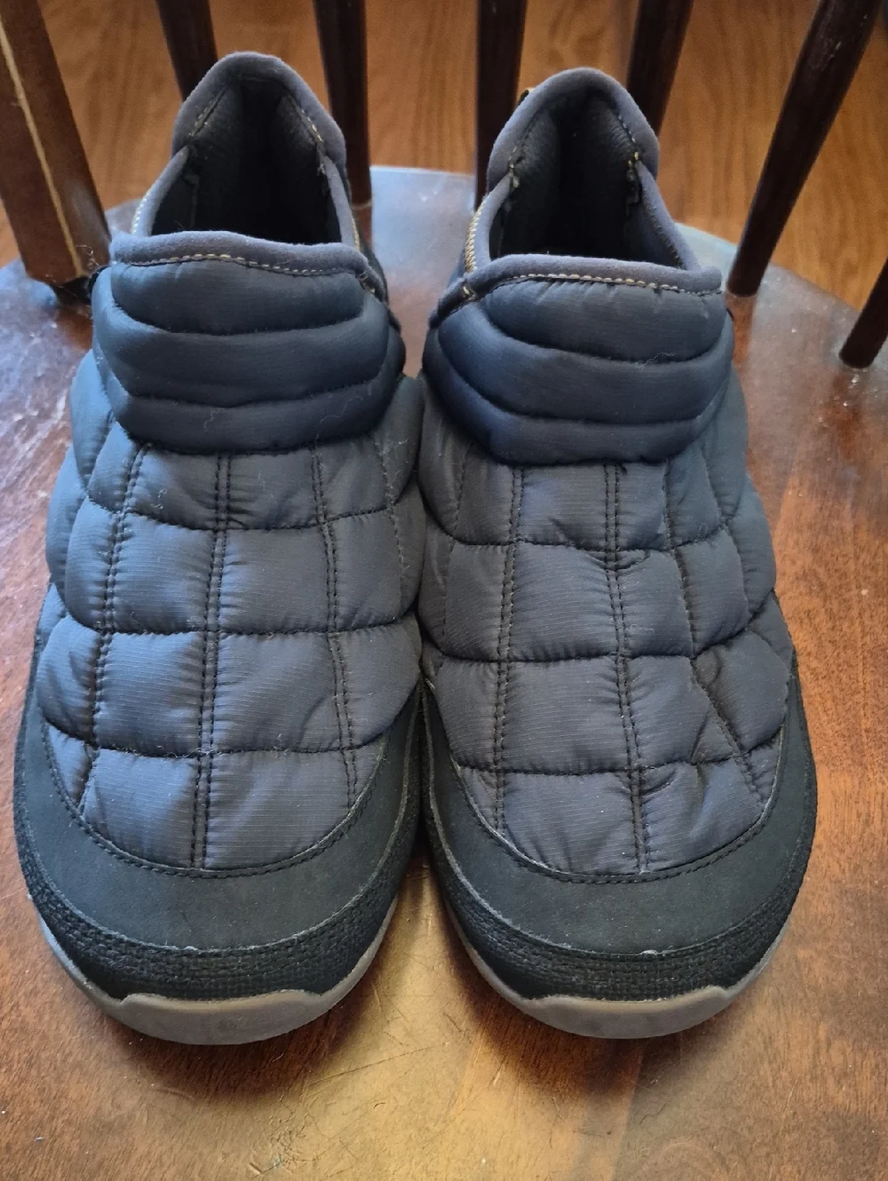 L.L. Bean Men's Quilted Slip-On‎ Snow Boots - Navy