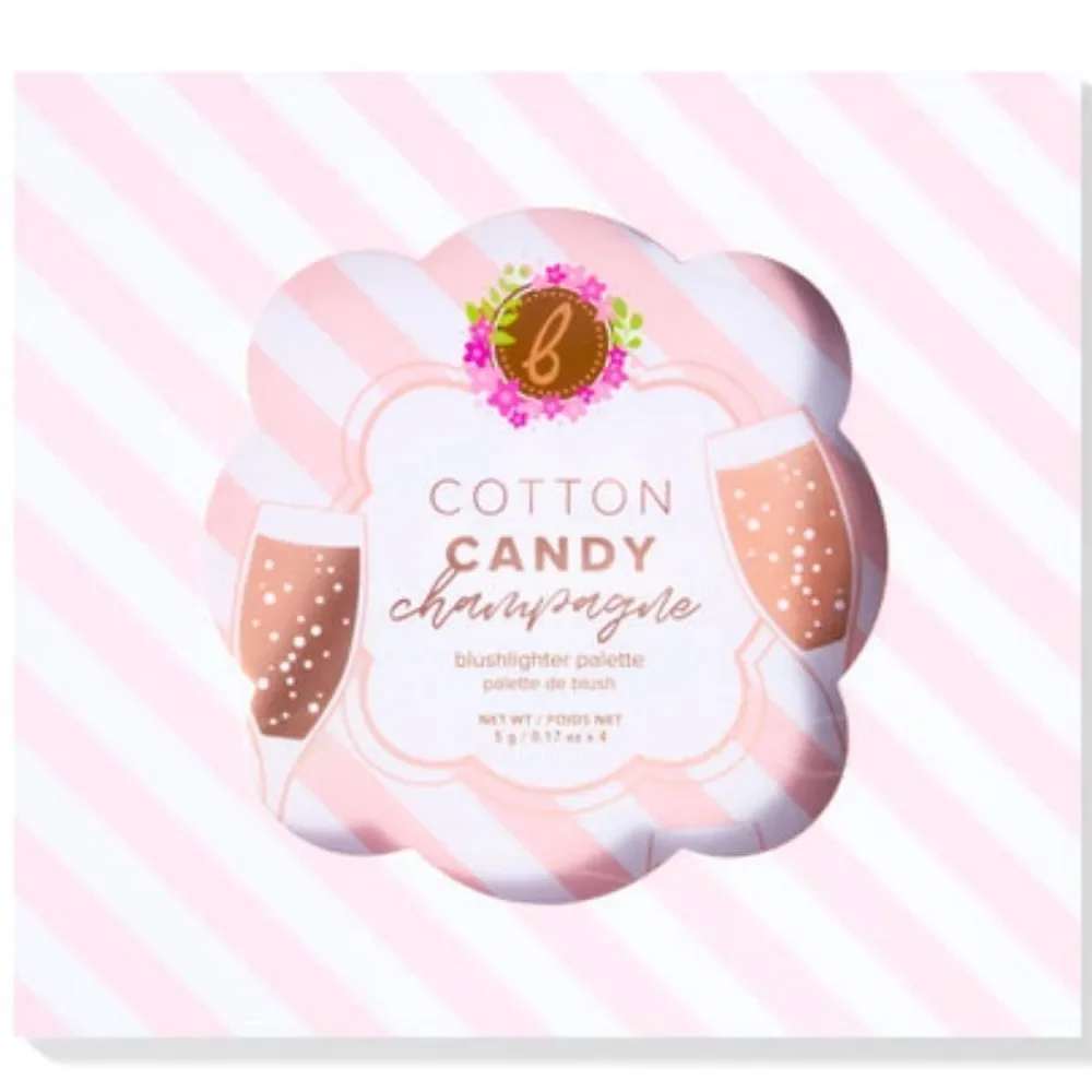 NEW Beauty Bakerie Cotton Candy Champagne Blushlighter Palette Blush Highlighter