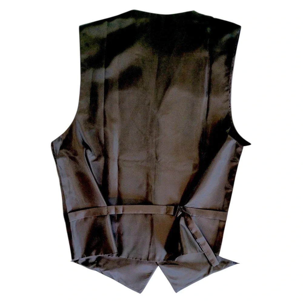 Paul Malone Mens Floral Paisley‎ Formal Tuxedo Vest Waistcoat Light Blue Size S
