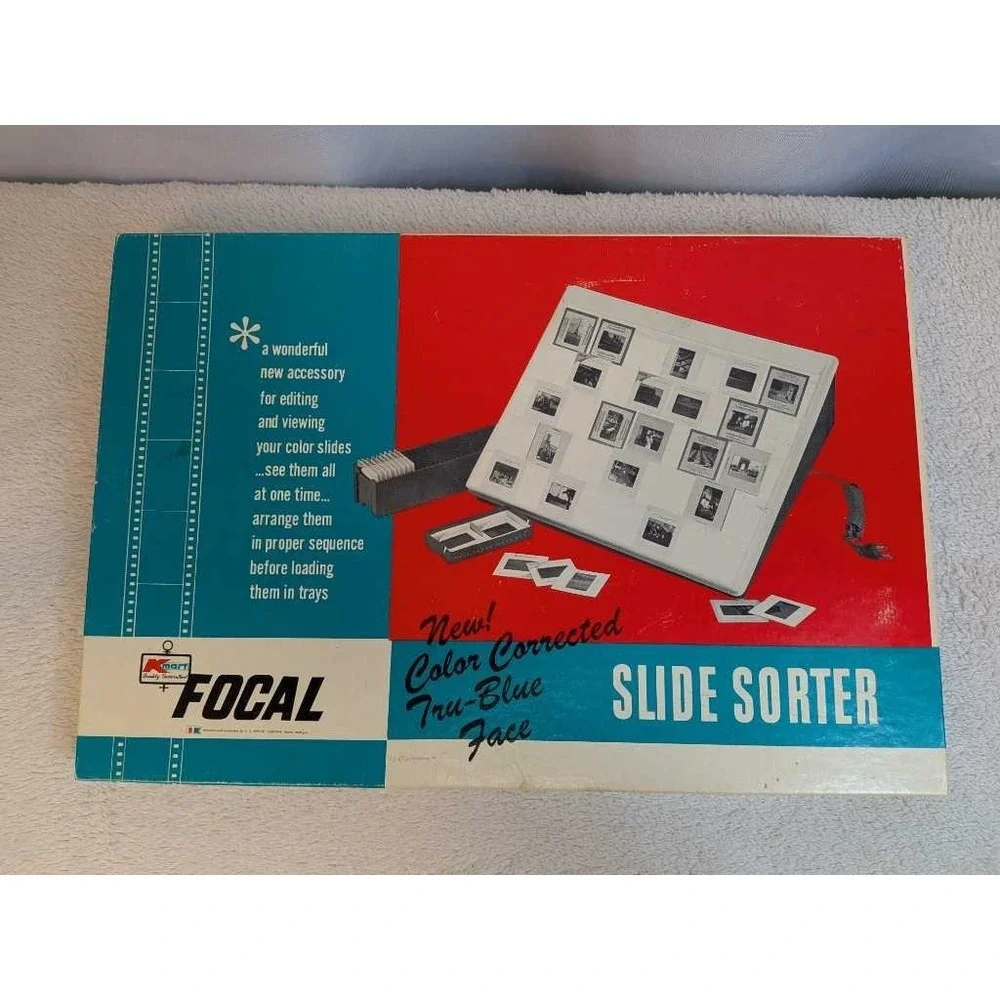 Focal SLIDE SORTER Color‎ Corrected Tru-Blue Face Kmart Vintage Accessory
