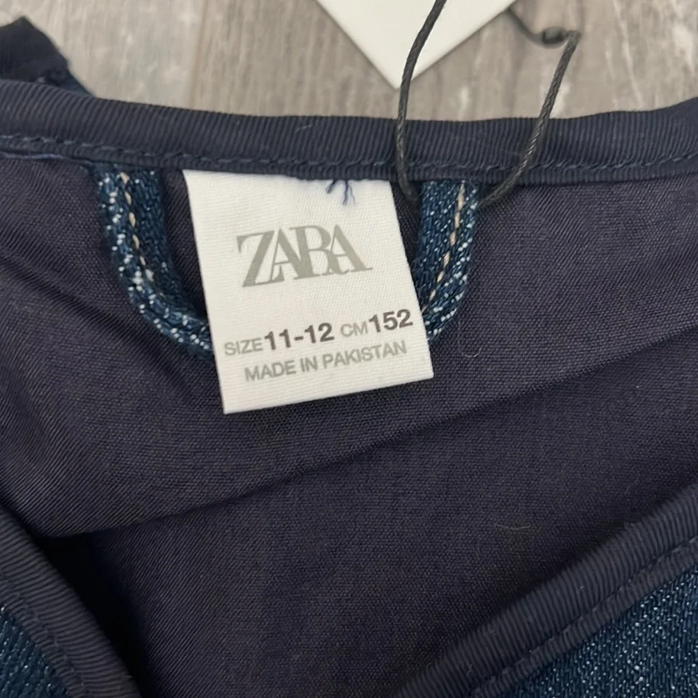 Zara sleeveless denim