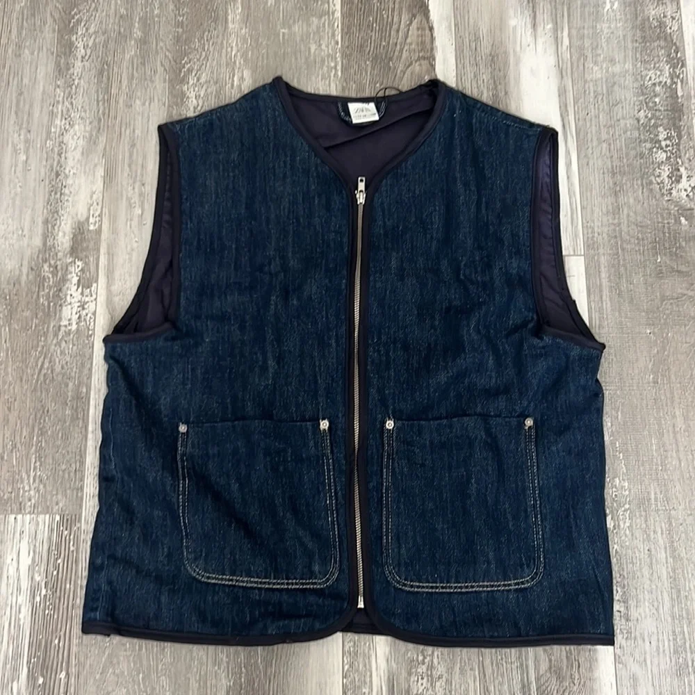 Zara sleeveless denim