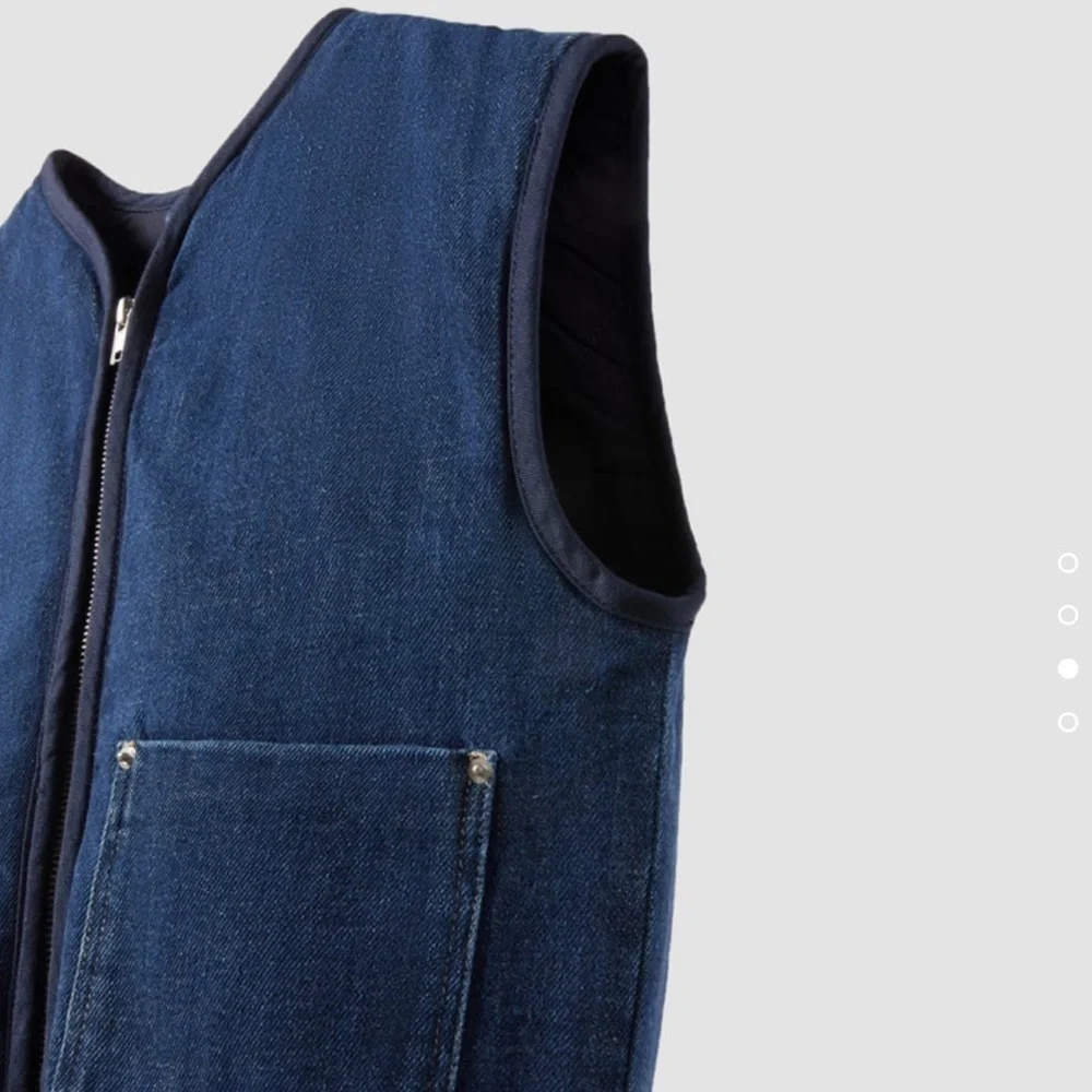 Zara sleeveless denim