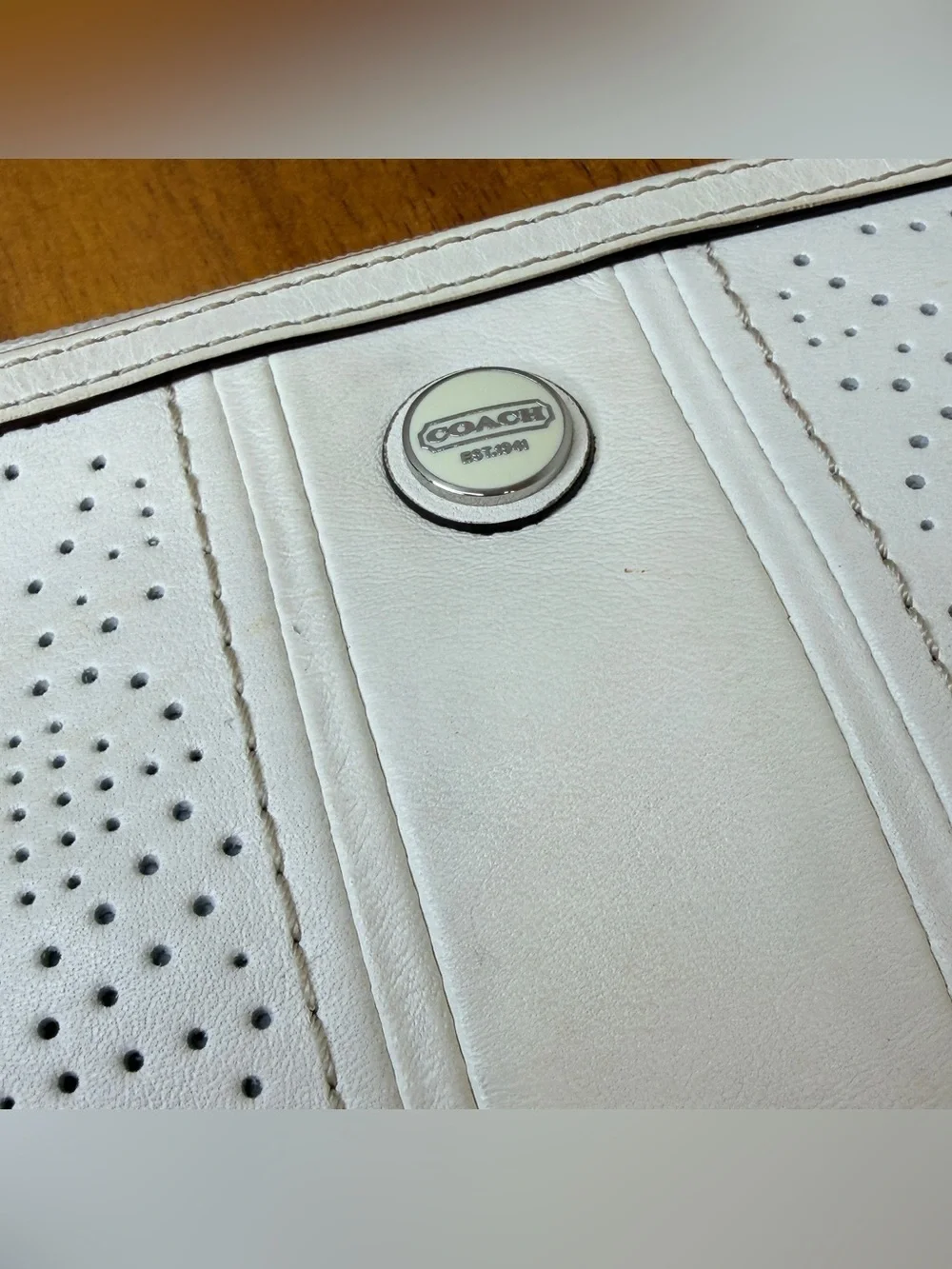 Coach authentic wristlet