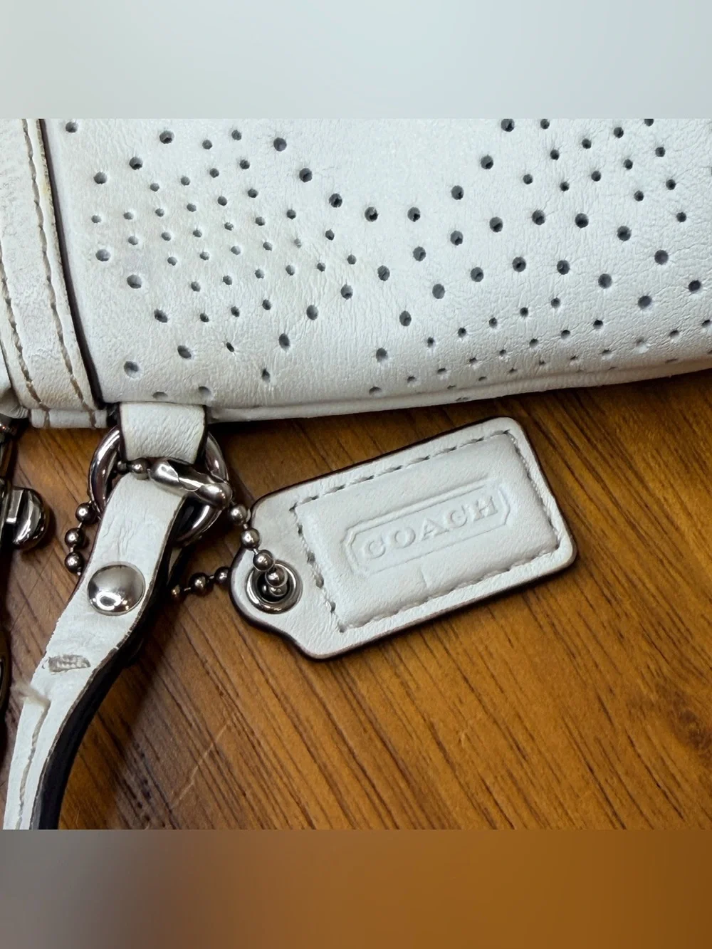 Coach authentic wristlet
