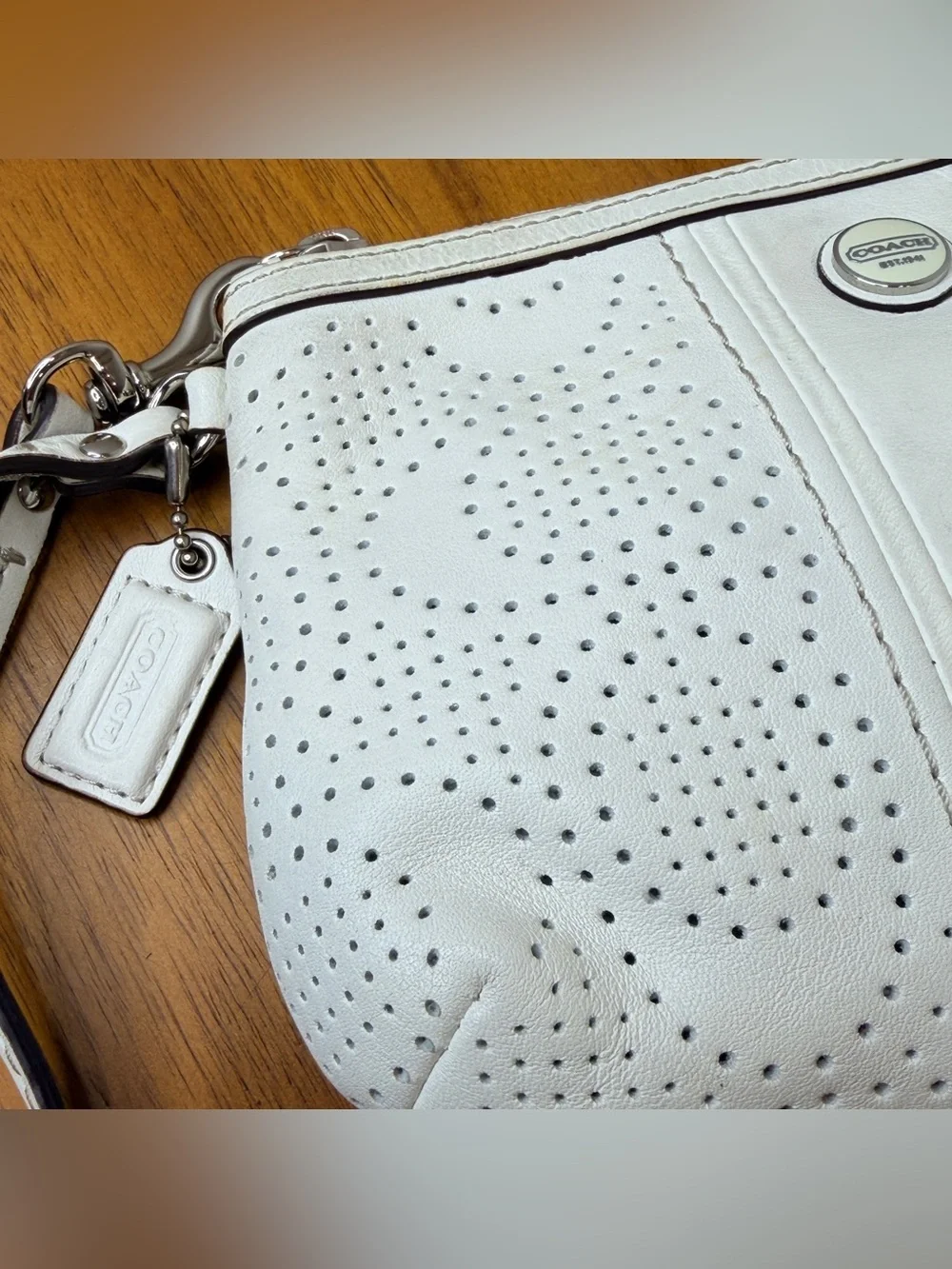 Coach authentic wristlet