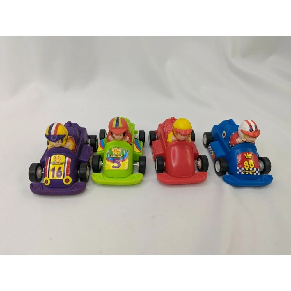 Subway Vehicle Racer Kids Pack Lot of 4‎ 1997