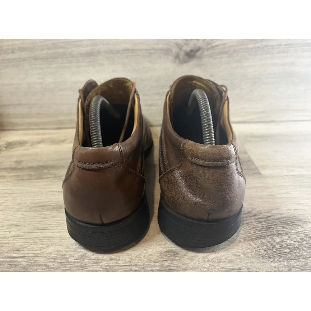 Belvedere Shoes Treviso Men's Size 10 M Brown‎ Leather Oxford Square Toe