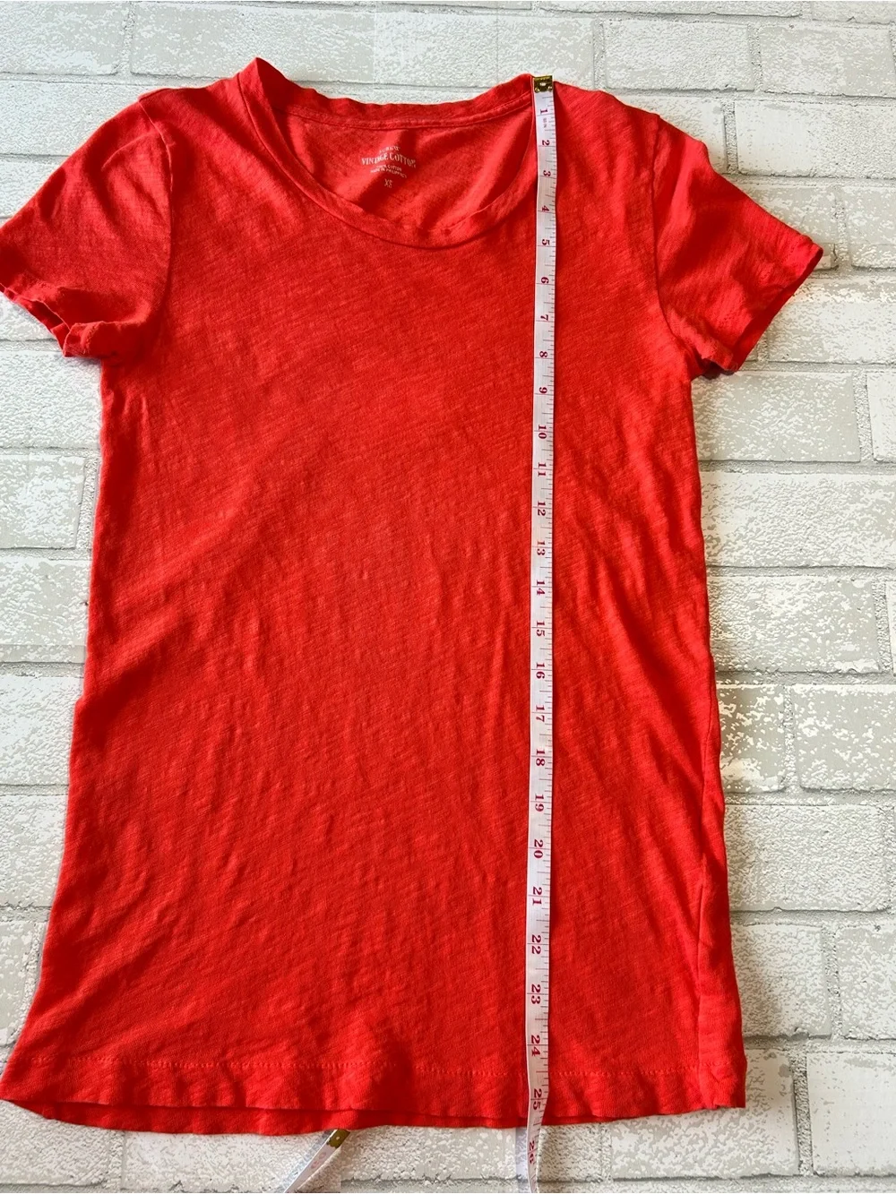 J. Crew Vintage Cotton Short-Sleeve Crew Neck Tee