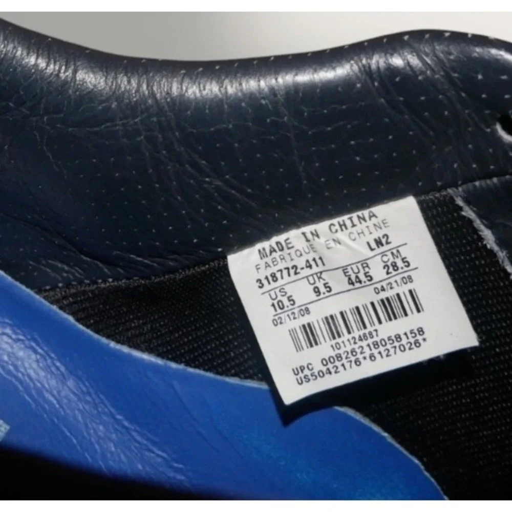 Nike Air Force 1 Supreme Max‎ Air Birds Nest Navy 318772-411 Mens Size 10.5 Rare