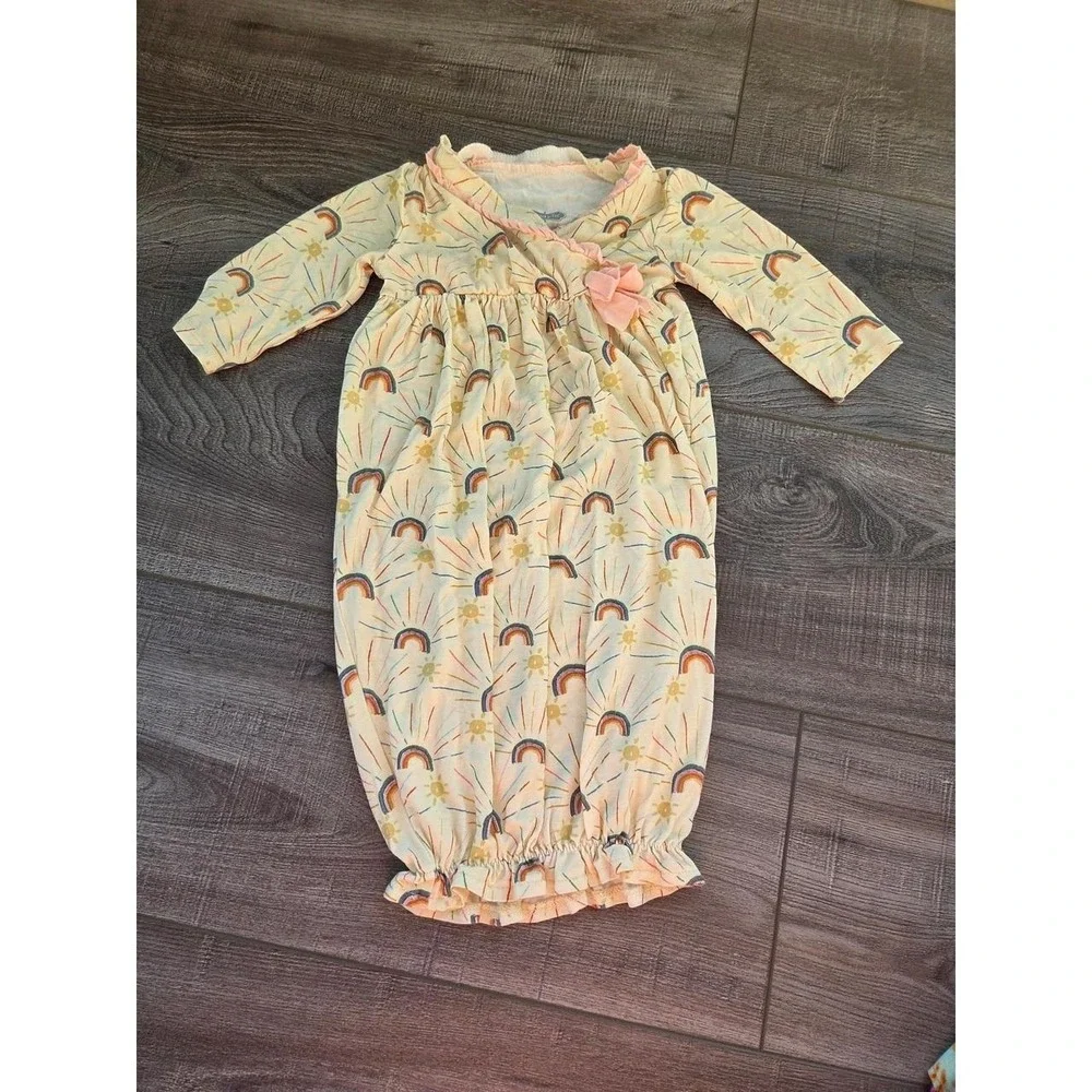 Mud pie baby girl gown 0-3 mos