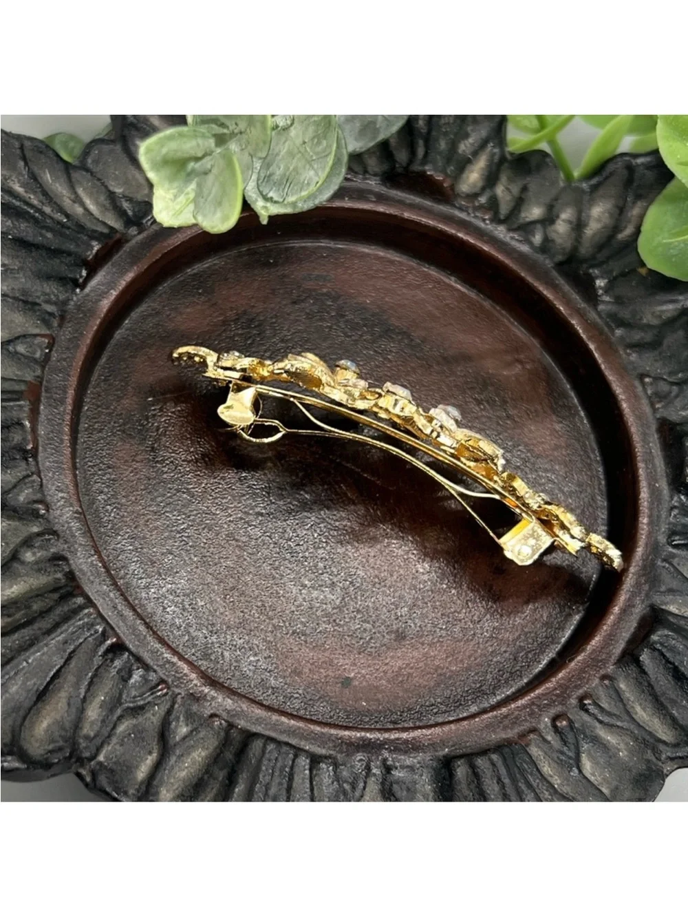 N/A gold floral