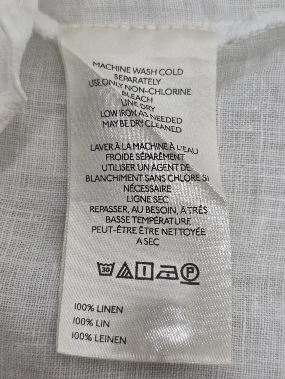 Anthropologie lightweight linen
