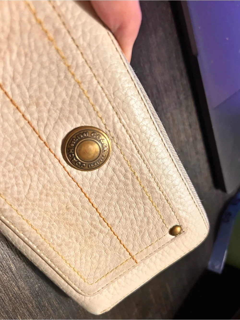 Coach genuine leather