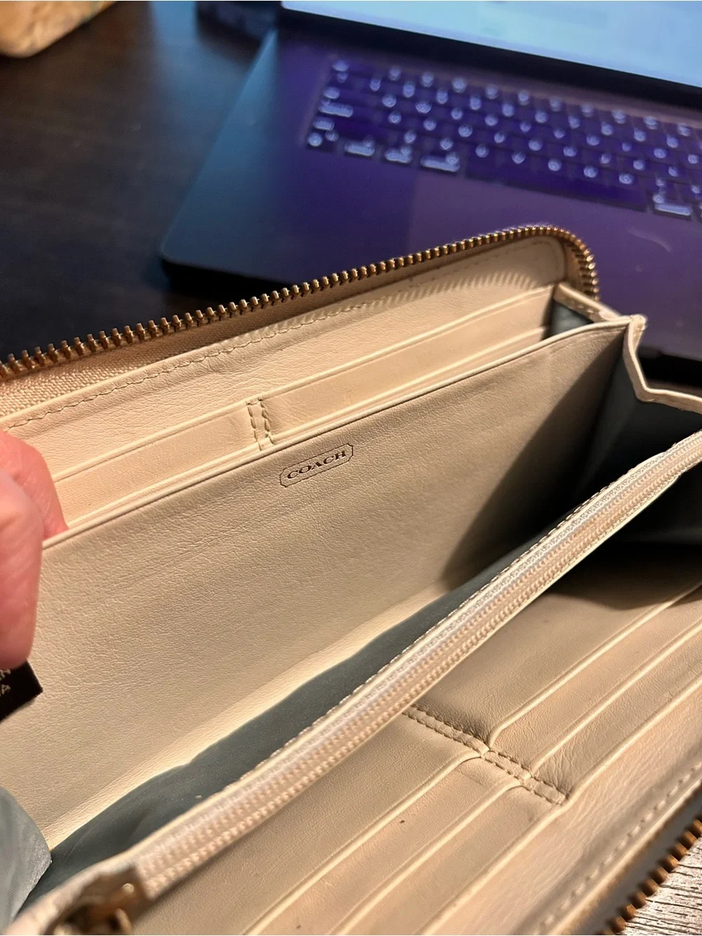 Coach genuine leather