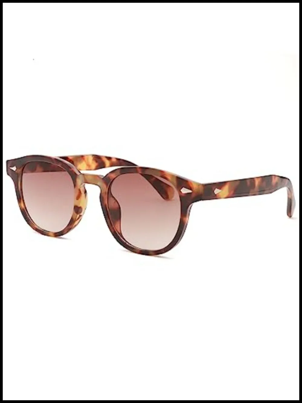 Vintage Round Sunglasses UV400 Protection Trending Celebrity Look
