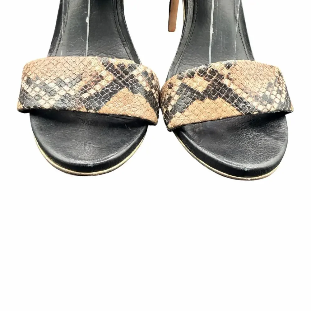 Coach snakeskin toe
