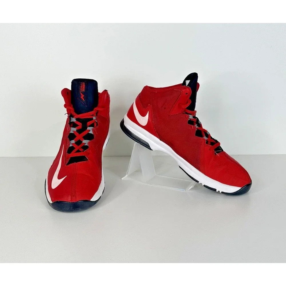 Nike Air Max Stutter Step 2 Red White‎ Size 6 Youth Basketball Shoes 653754-600
