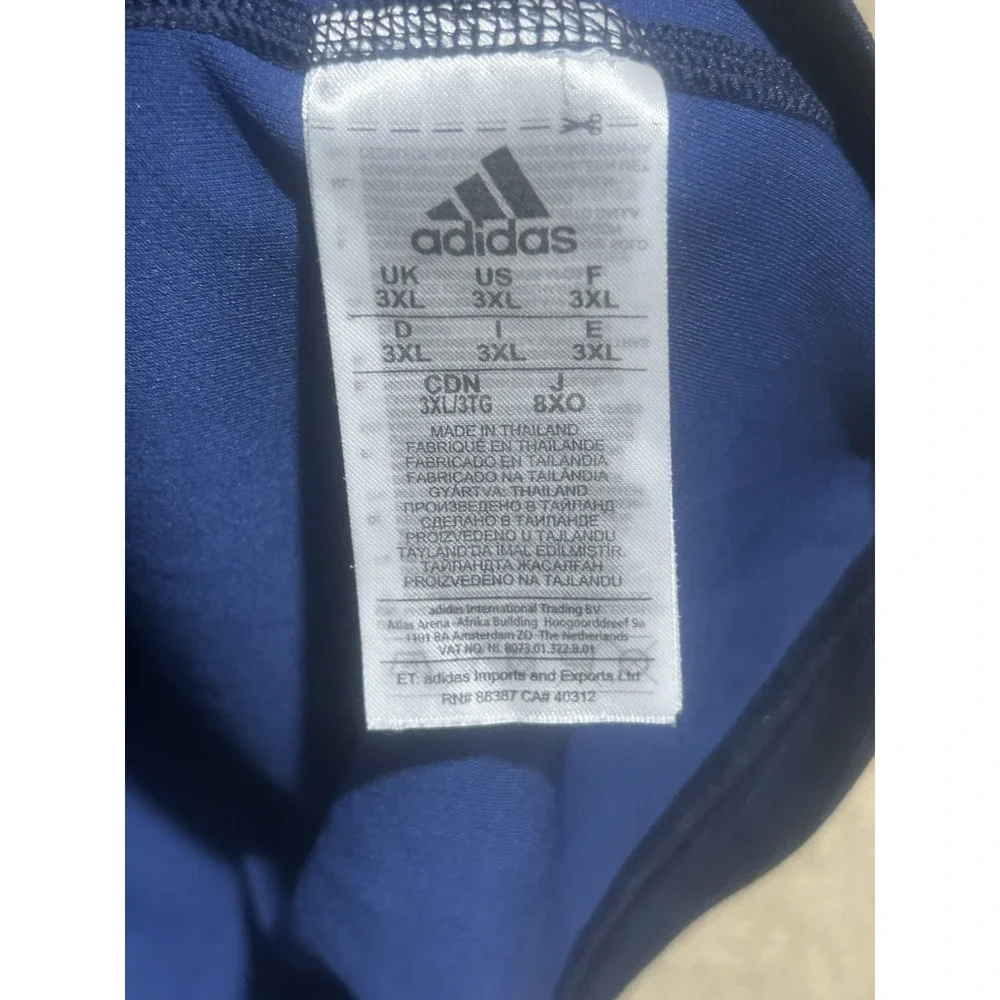 adidas clothing size