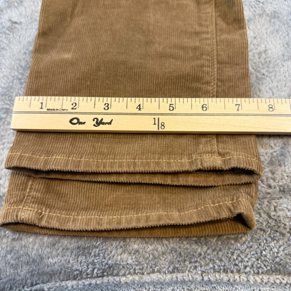 J Crew 484 Slim Fit Corduroy Pants Mens 34x34‎ Tan Brown 5-Pocket Trousers