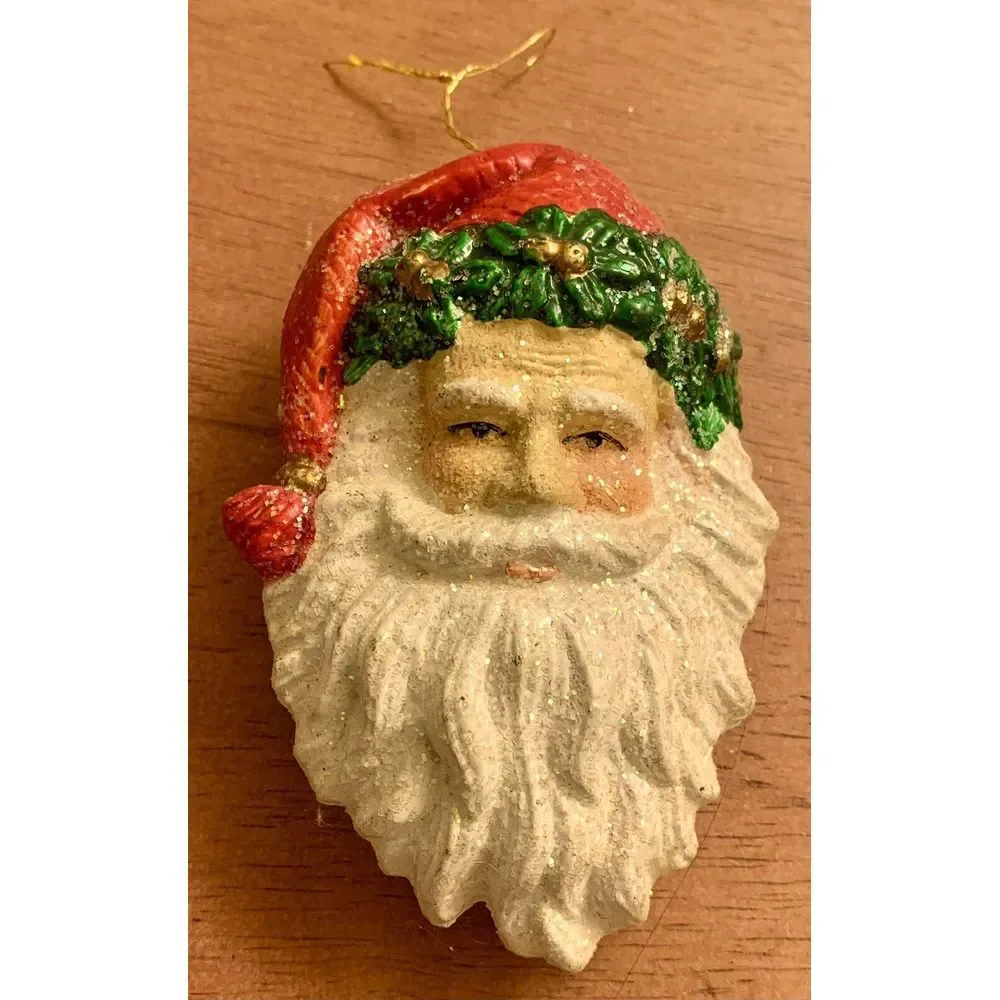 Vintage Victorian Santa Clause Christmas St. Nicholas Old World Holiday Ornament