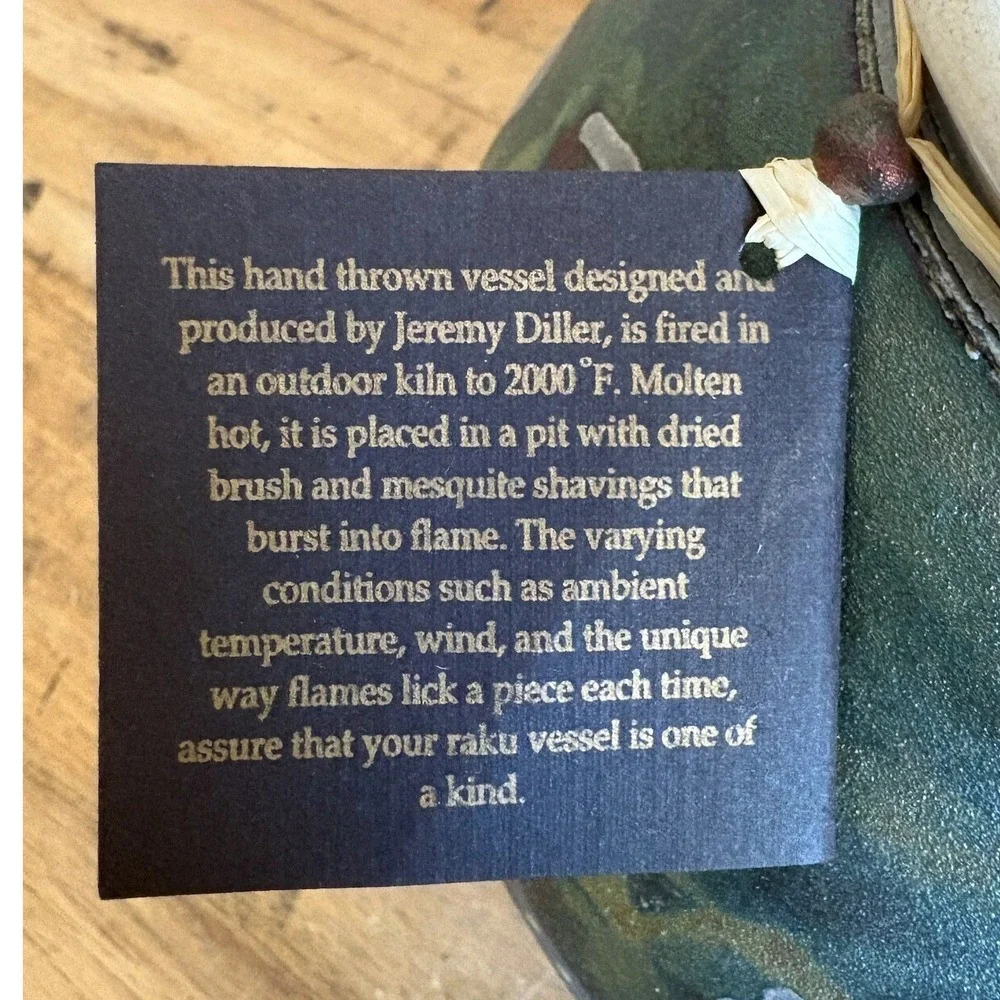 Jeremy Diller hand thrown