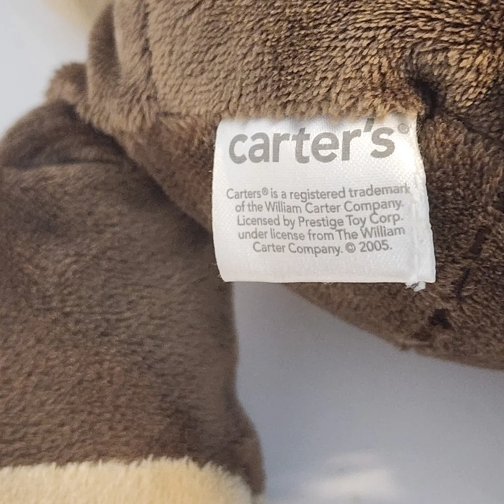 Carters plush rattle