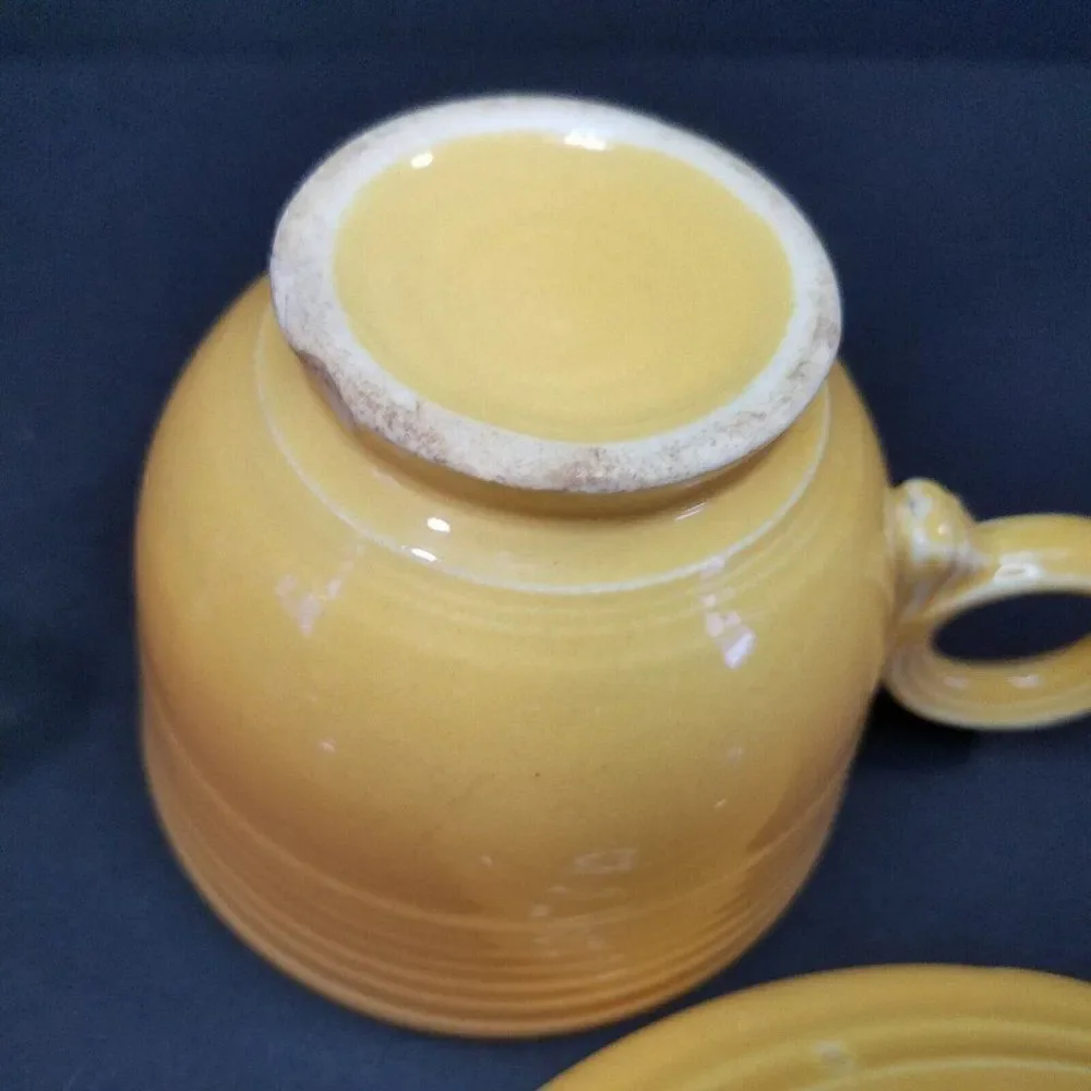 Fiestaware vintage yellow