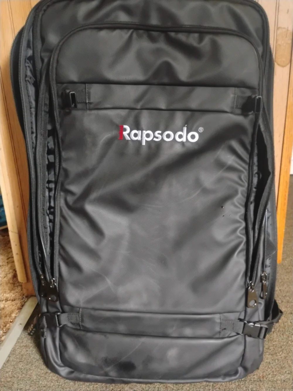 Men's Black Rapsoda Golf Performance Backpack