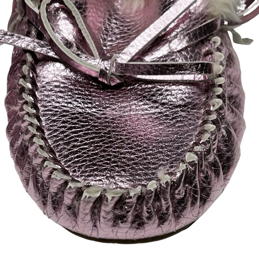 Crewcuts pink slippers size
