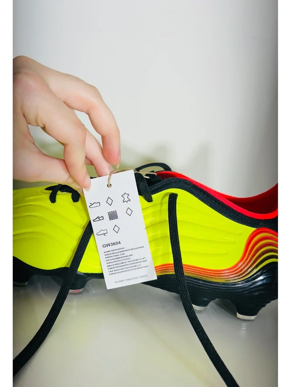 NWT Adidas Copa Sense.1 FG Soccer Cleats Solar Yellow Men's 11