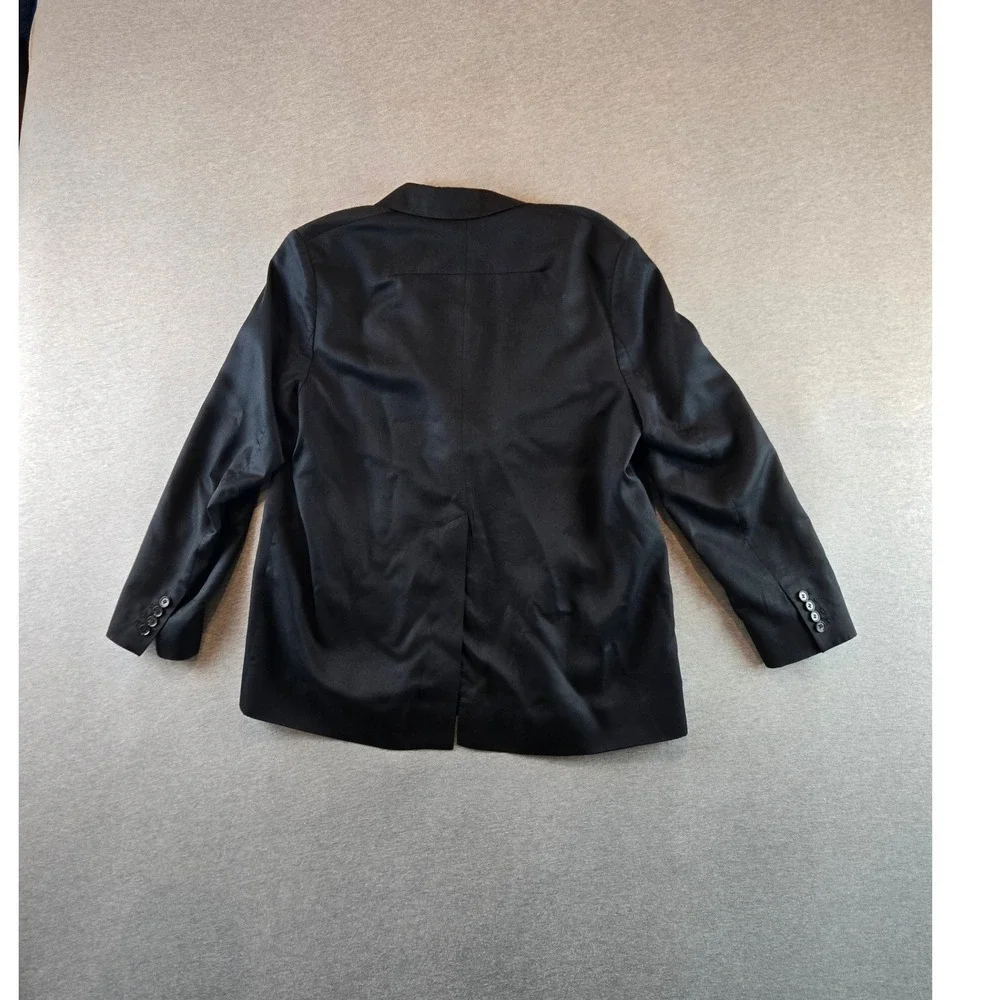 COS Blazer Mens 40 Black Lyocell 1 Button Minimalist Quiet‎ Luxury Contemporary