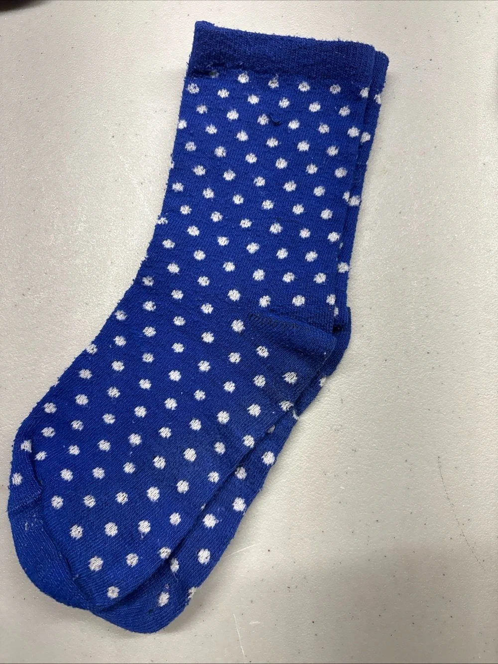 Fair Isle pair dots worn