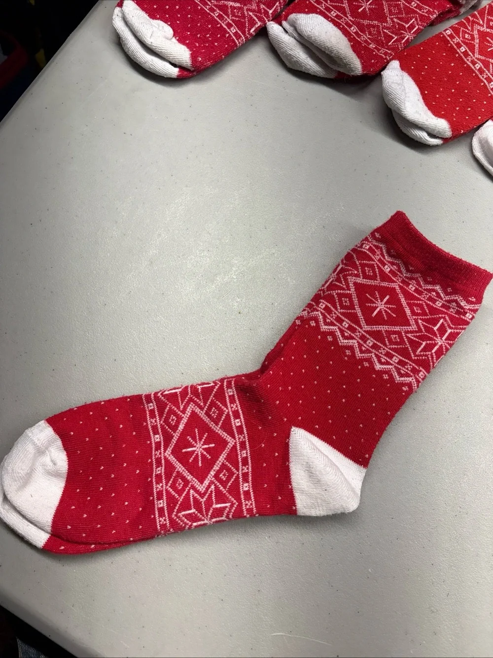 Fair Isle eight worn