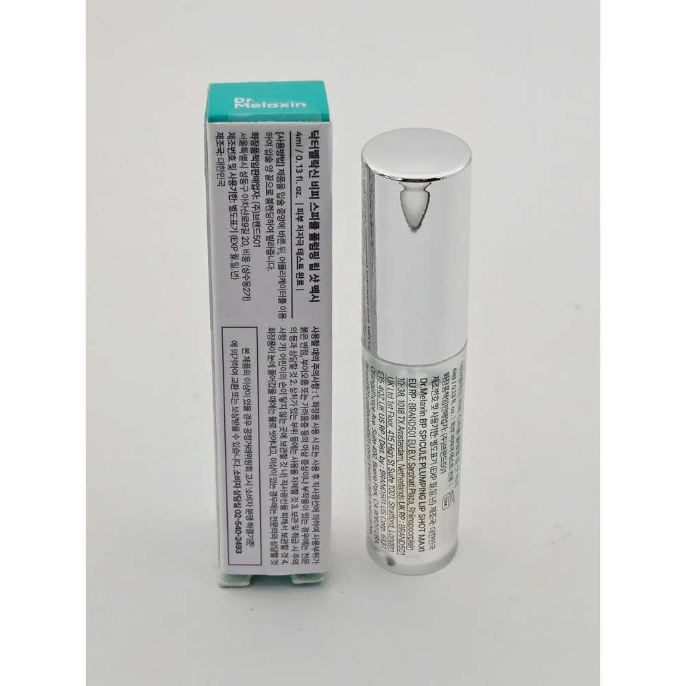 Dr.Melaxin BP Spicule Plumping Lip Shot Maxi Hard Touch Clear Gloss 4ml NEW